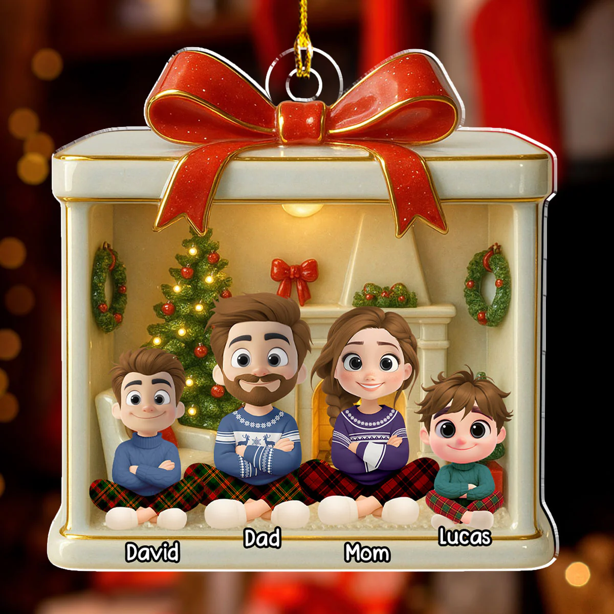 Our Story 2025 - Personalized Custom Acrylic Ornament - Image 2
