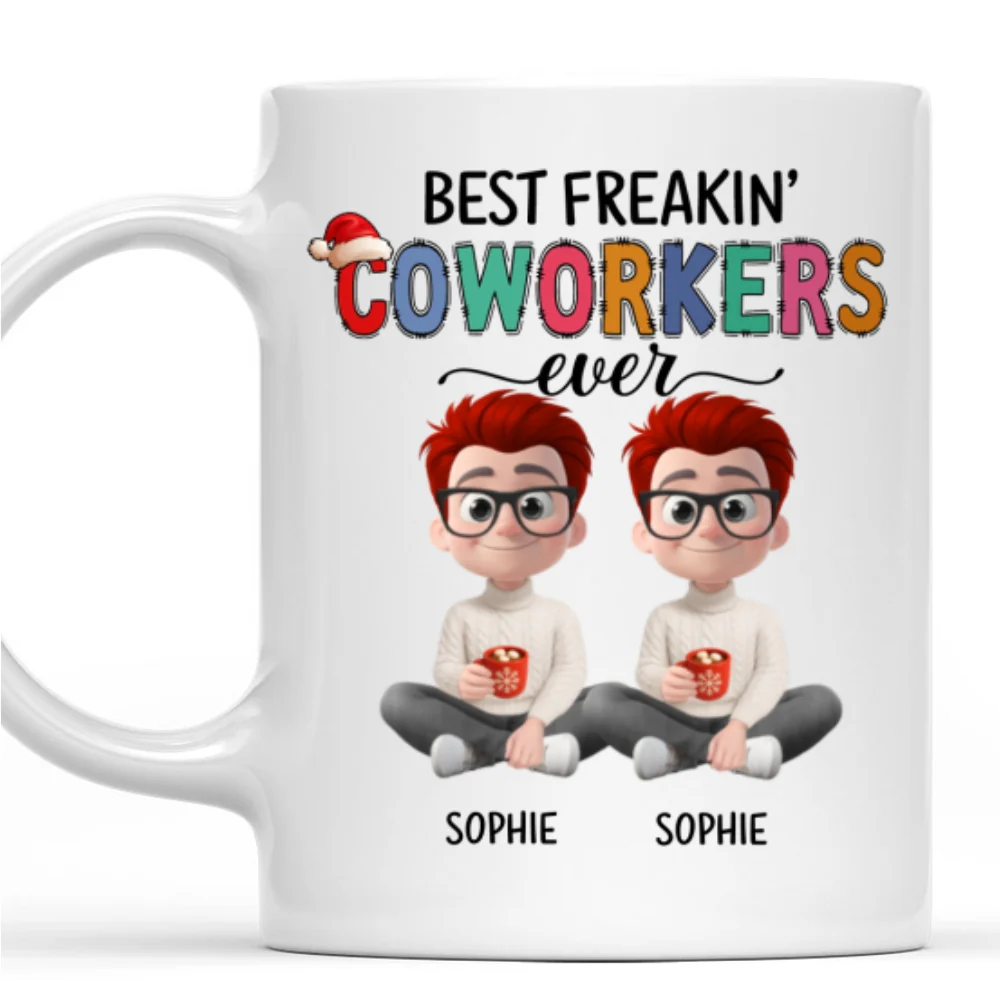Our Team Glows Brighter Than Lights - Personalized Custom Coffee Mug - Image 7