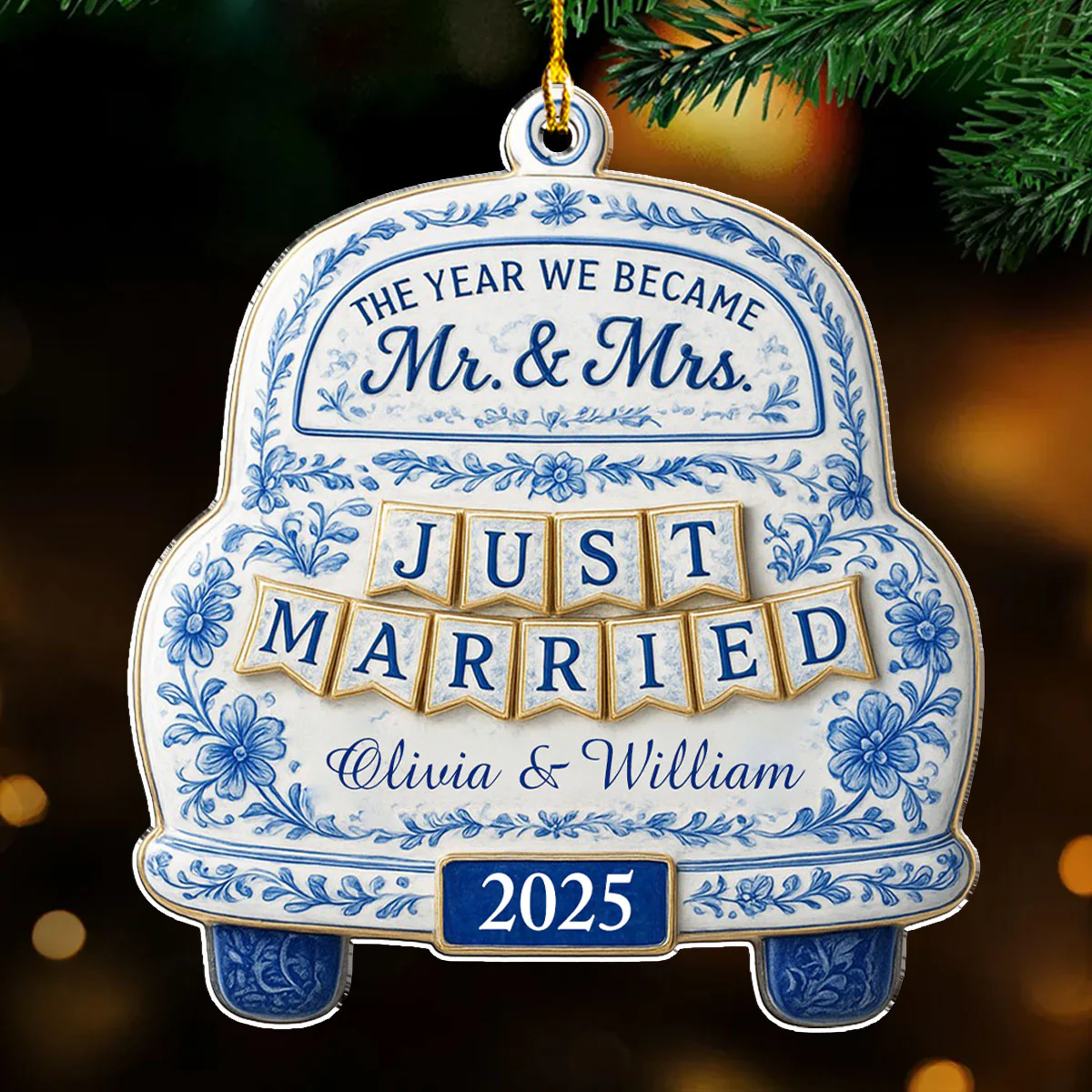Our Wedding - Personalized Custom Acrylic Ornament