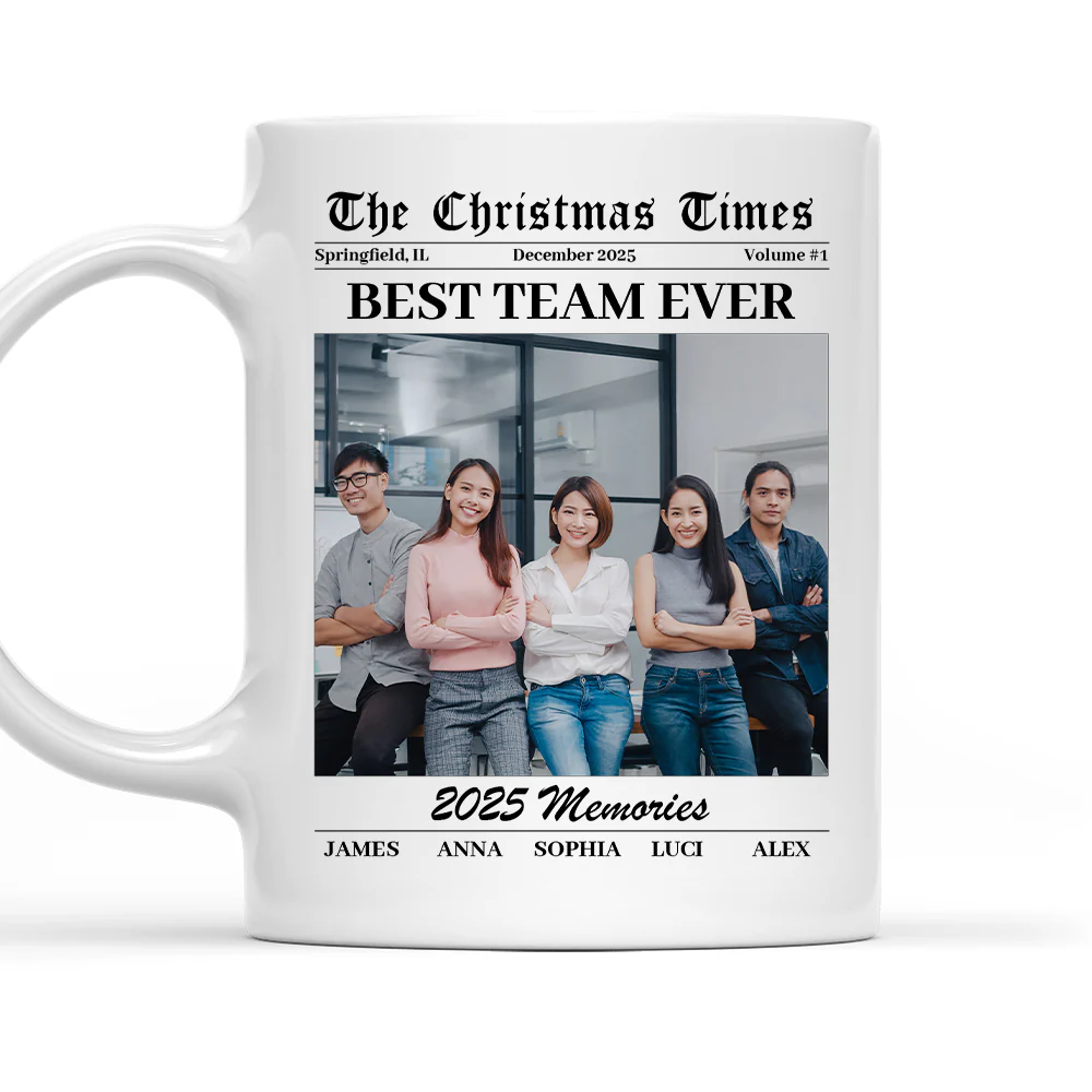 Our Year In Review - Personalized Custom Coffee Mug