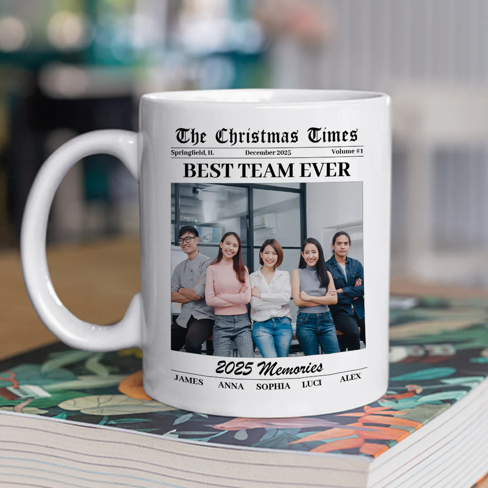 Our Year In Review - Personalized Custom Coffee Mug - Image 2