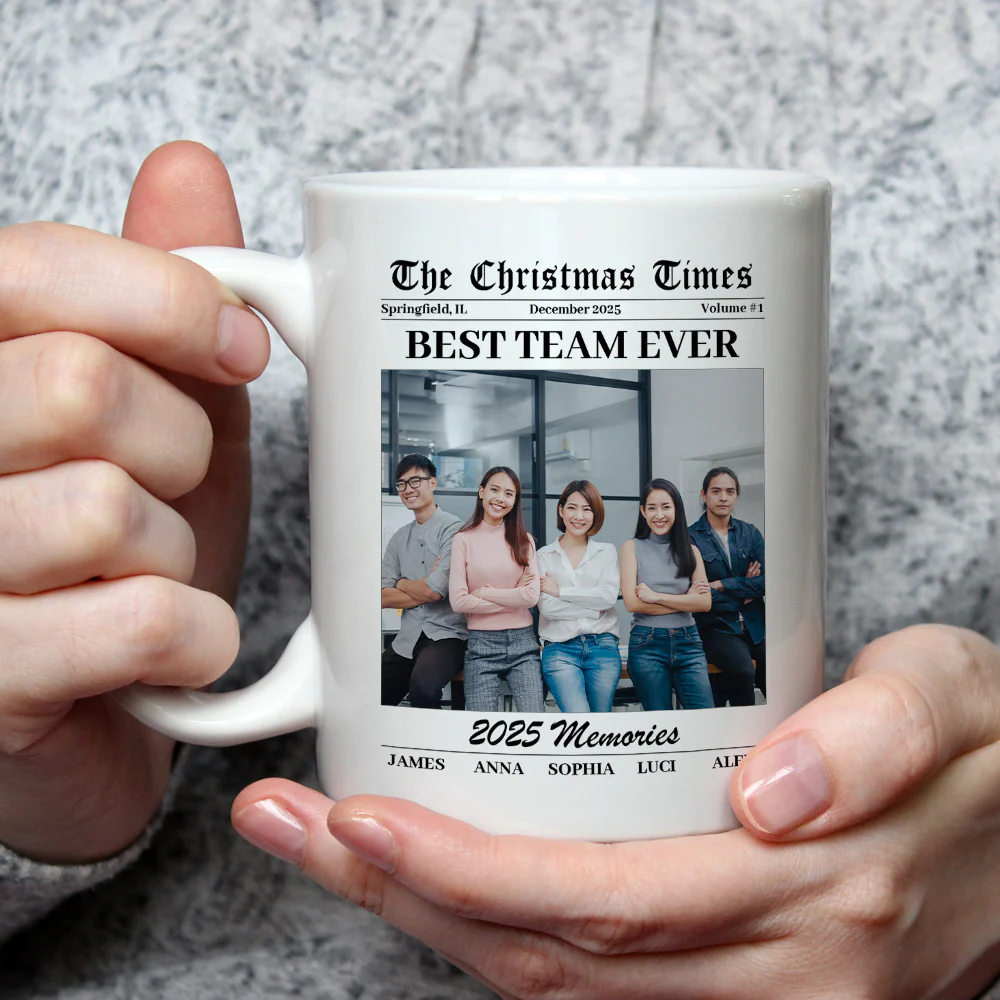 Our Year In Review - Personalized Custom Coffee Mug - Image 3