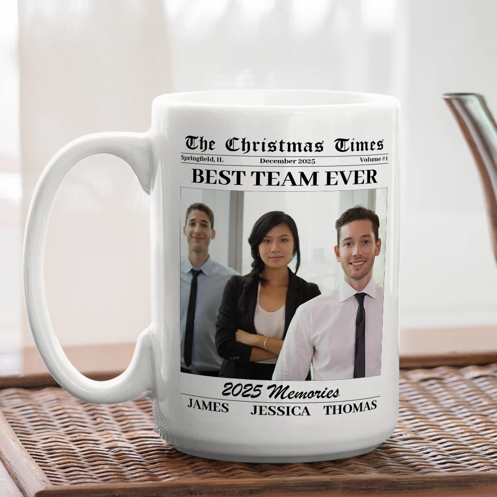 Our Year In Review - Personalized Custom Coffee Mug - Image 5