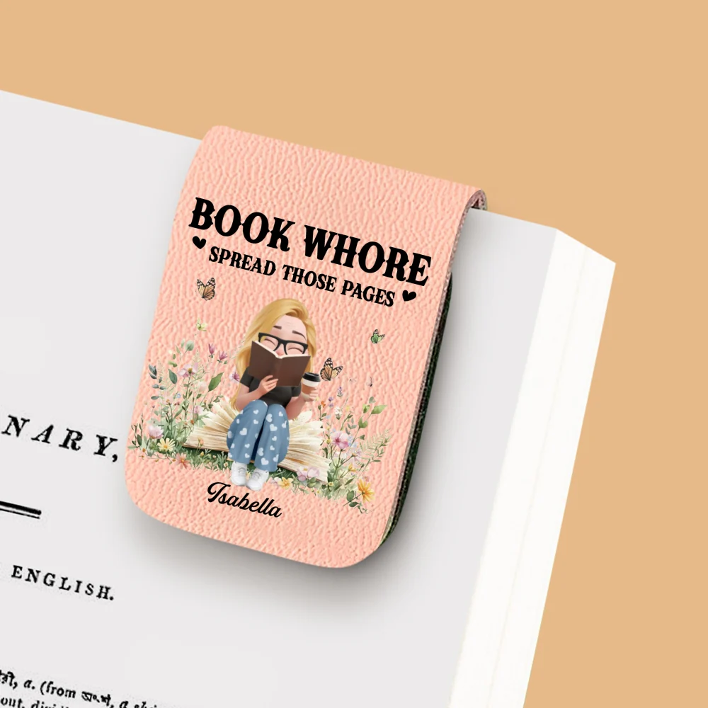 Pages Beg To Be Spread - Personalized Custom Leather Bookmark - Image 10