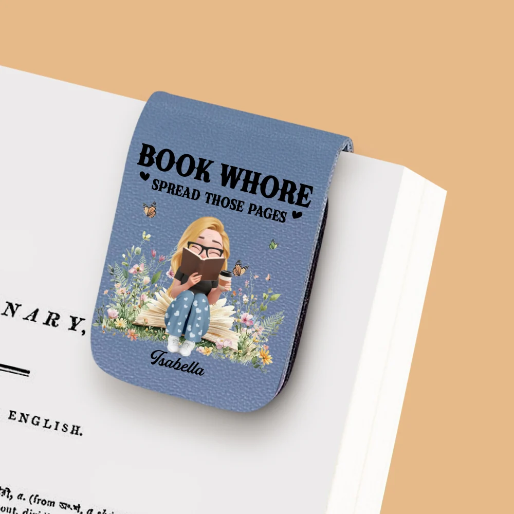 Pages Beg To Be Spread - Personalized Custom Leather Bookmark - Image 8