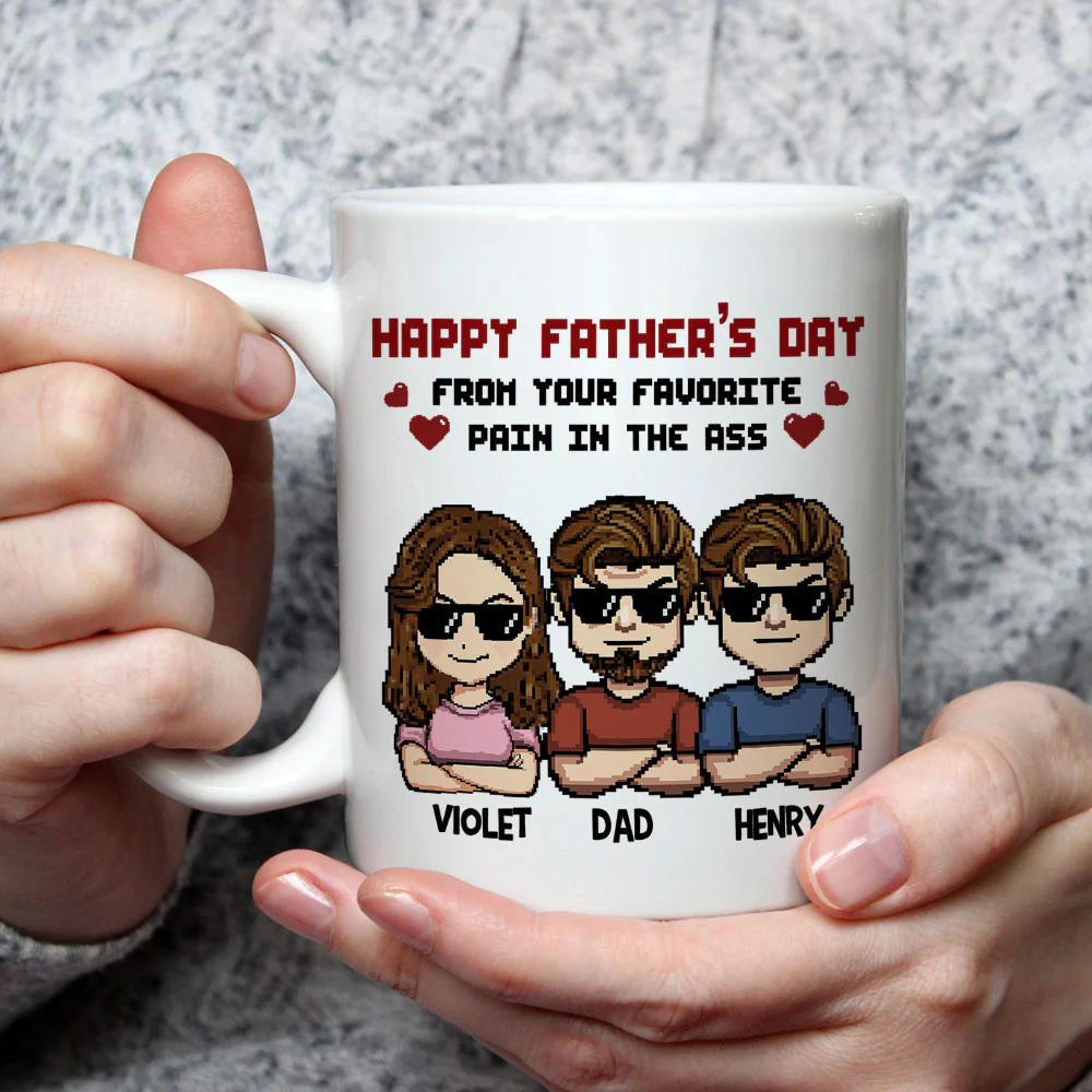 Pain In The Ass - Personalized Custom Coffee Mug - Image 3