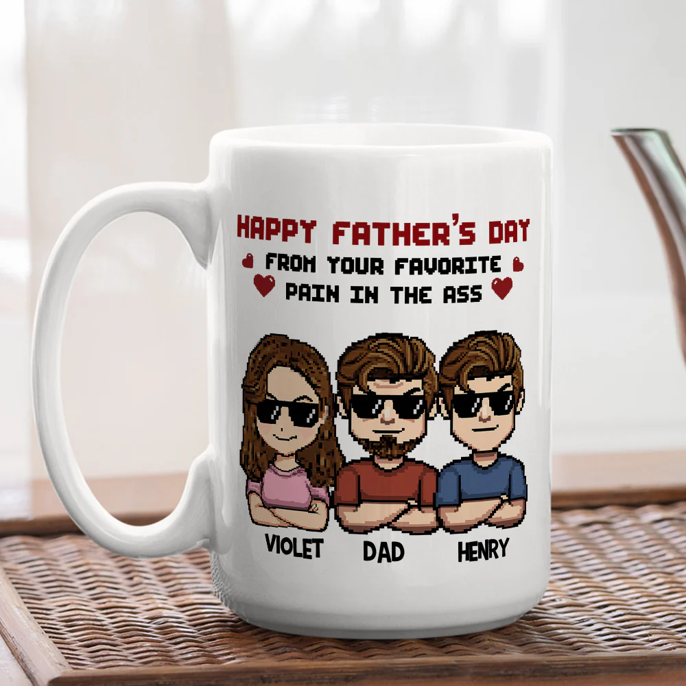 Pain In The Ass - Personalized Custom Coffee Mug - Image 4