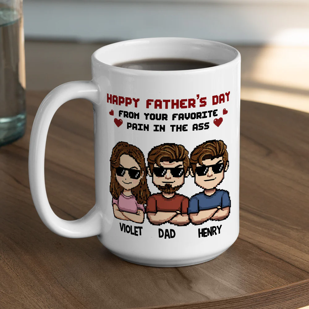 Pain In The Ass - Personalized Custom Coffee Mug - Image 5