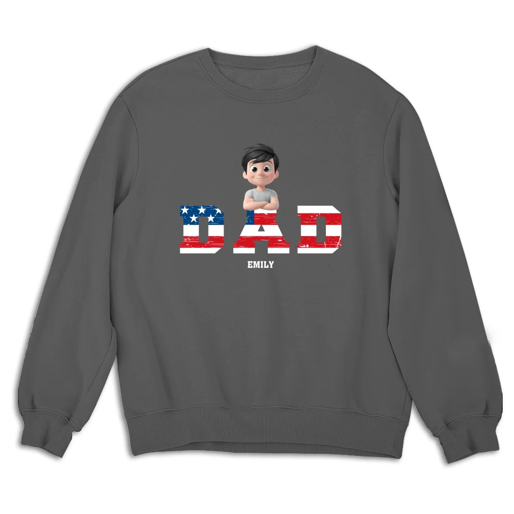 Papa Is The Best - Personalized Custom Shirt - Image 10