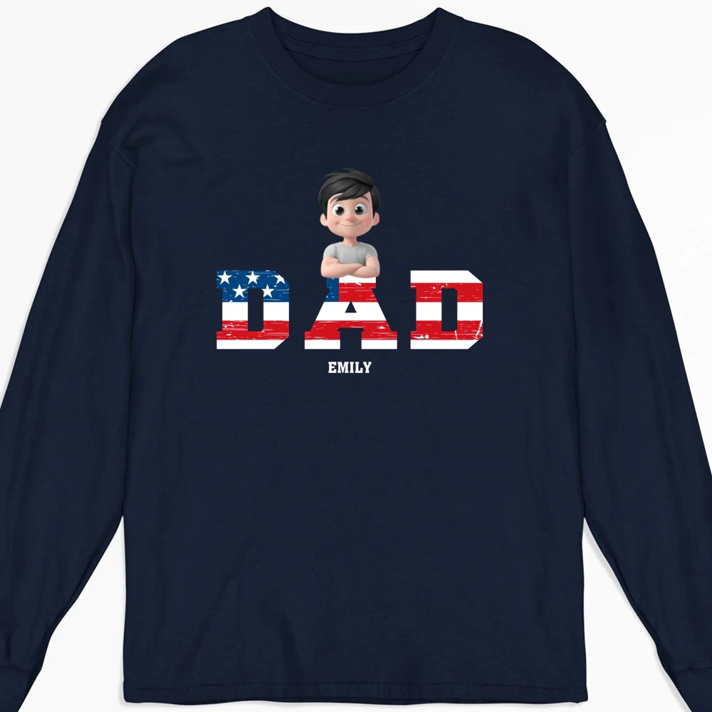 Papa Is The Best - Personalized Custom Shirt - Image 14