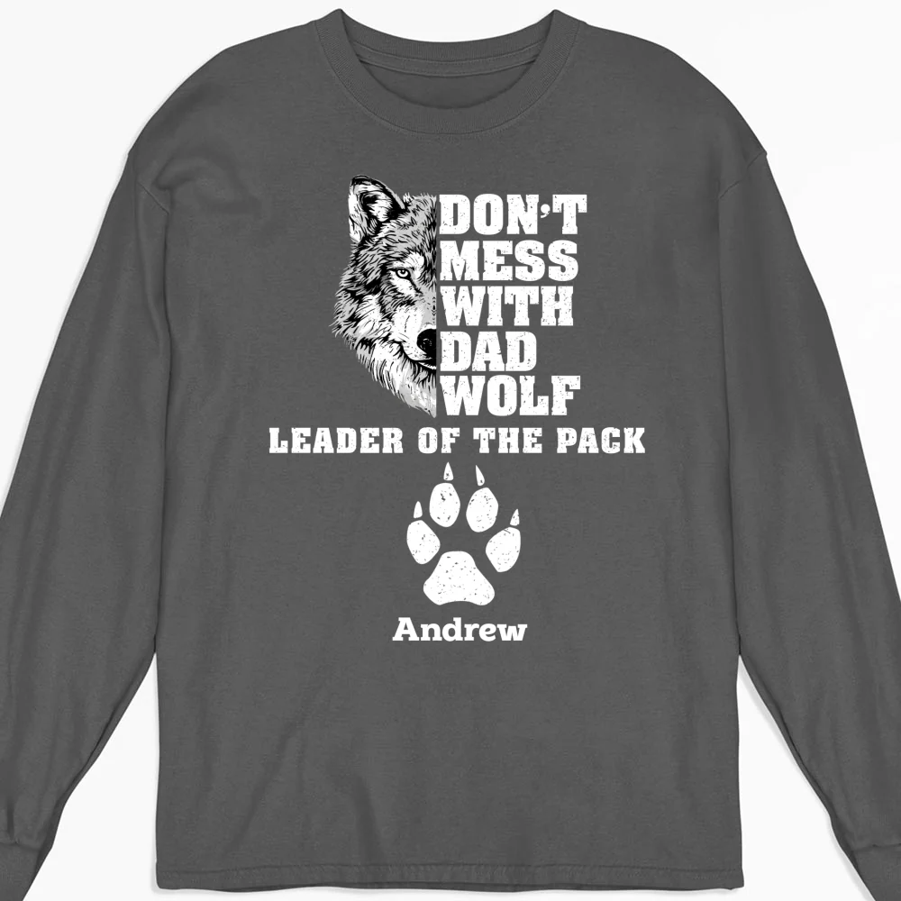Papa Wolf - Personalized Custom Shirt - Image 11