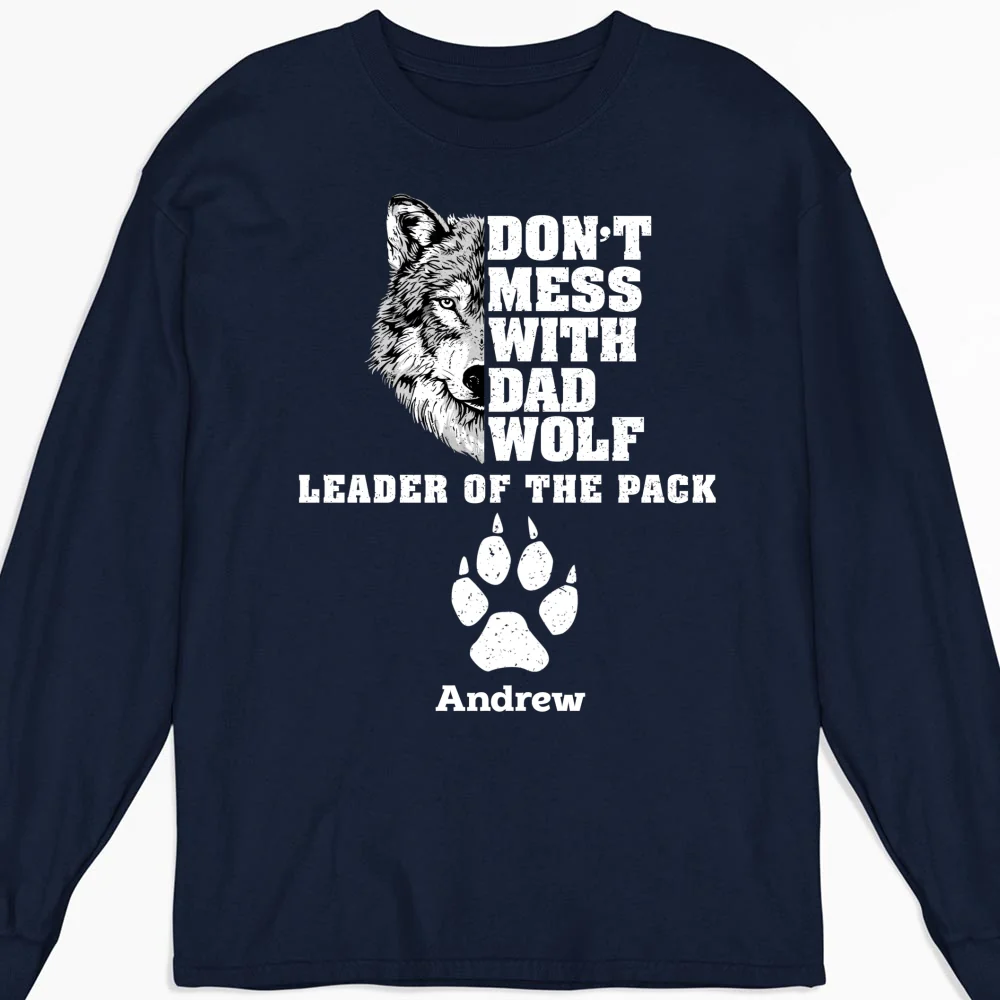 Papa Wolf - Personalized Custom Shirt - Image 12