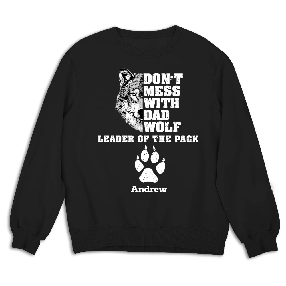 Papa Wolf - Personalized Custom Shirt - Image 13