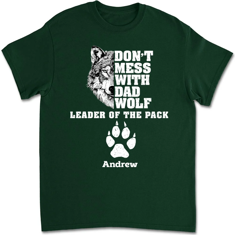 Papa Wolf - Personalized Custom Shirt - Image 8