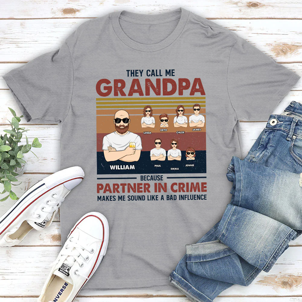 Partner In Crime - Personalized Custom Shirt - Image 3