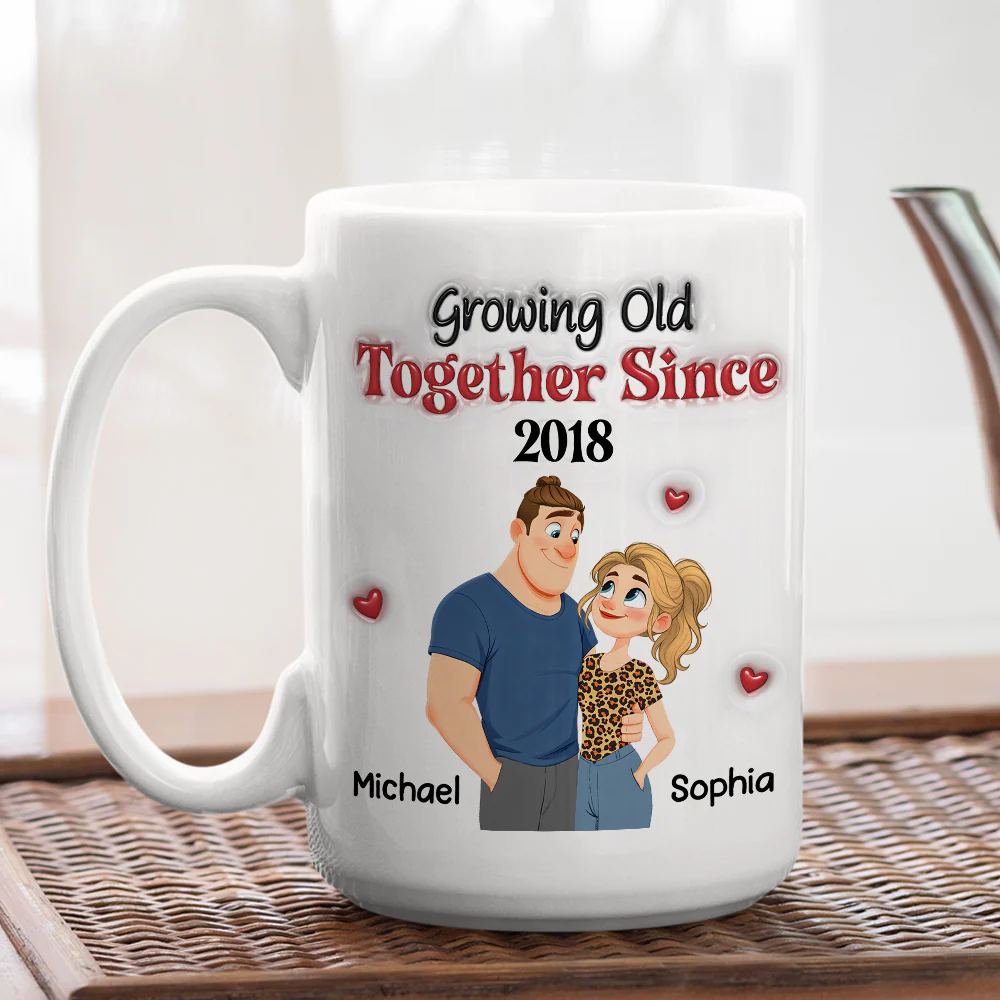 Partners In Annoyance - Personalized Custom 3D Inflated Effect Mug - Image 4