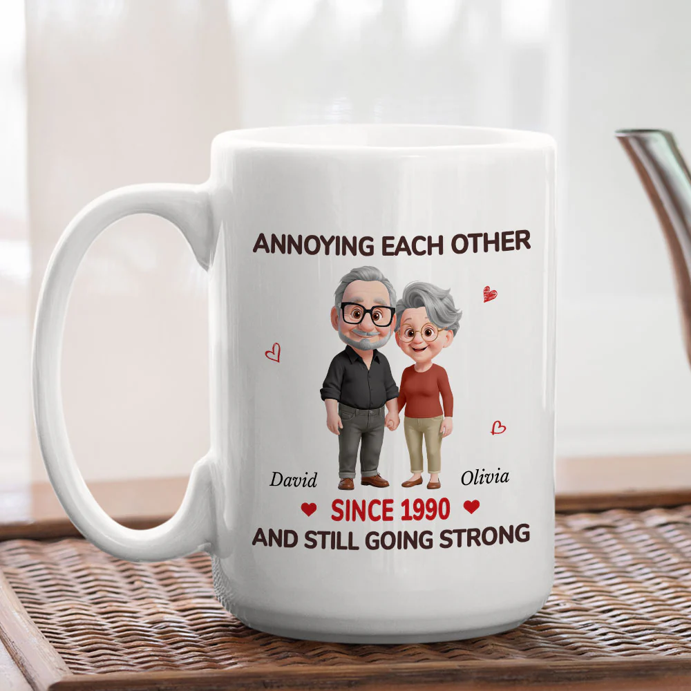 Partners In Annoyance - Personalized Custom Coffee Mug - Image 4