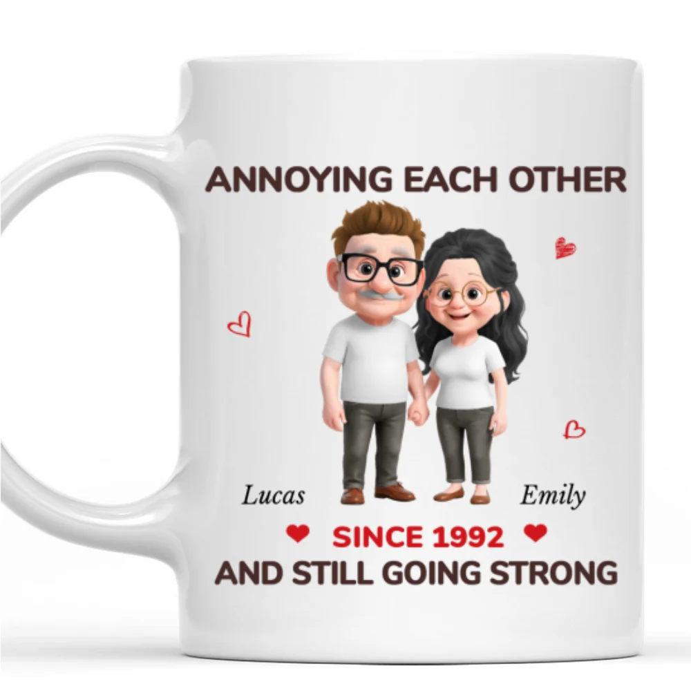 Partners In Annoyance - Personalized Custom Coffee Mug - Image 7