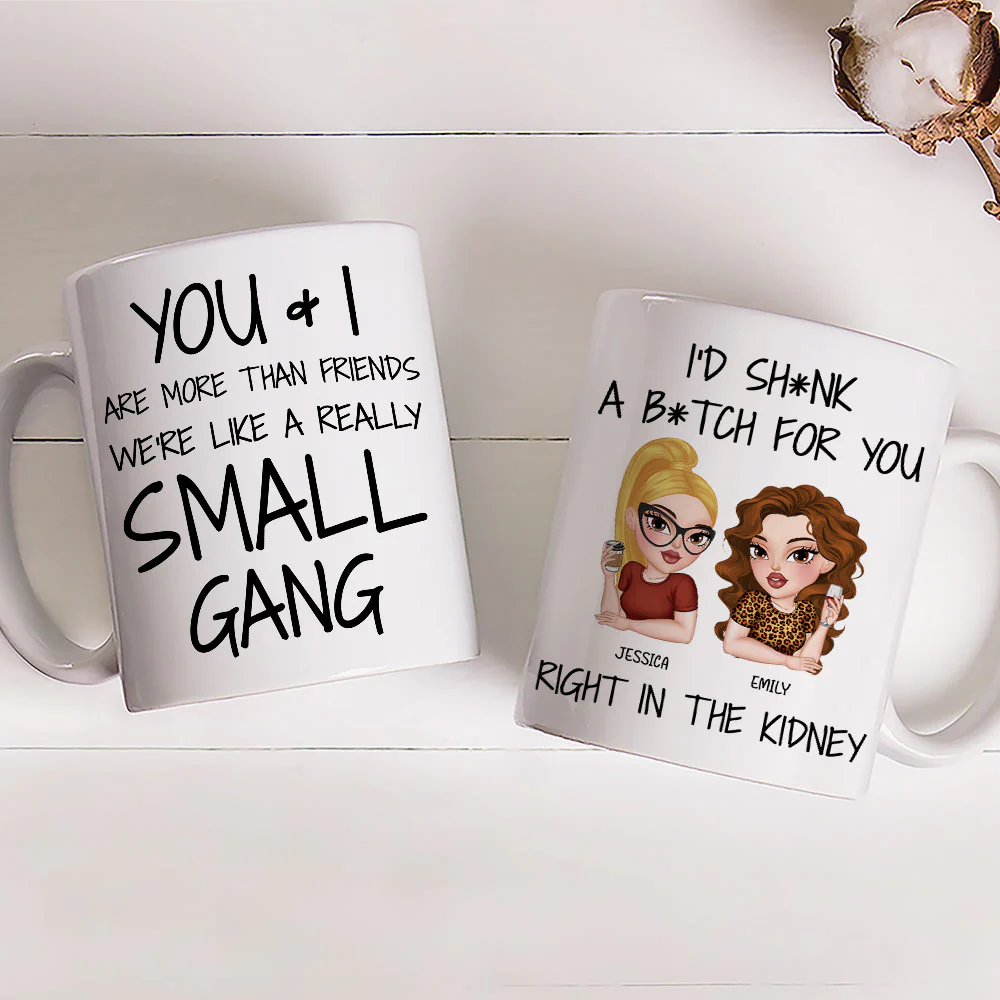 Partners In Crime For Life - Personalized Custom Coffee Mug - Image 4