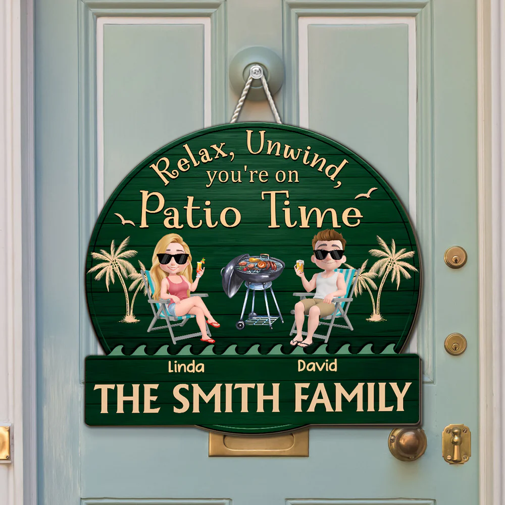 Patio Season Is On - Personalized Custom Wood Sign - Image 4