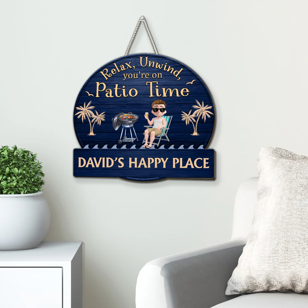 Patio Season Is On - Personalized Custom Wood Sign - Image 5