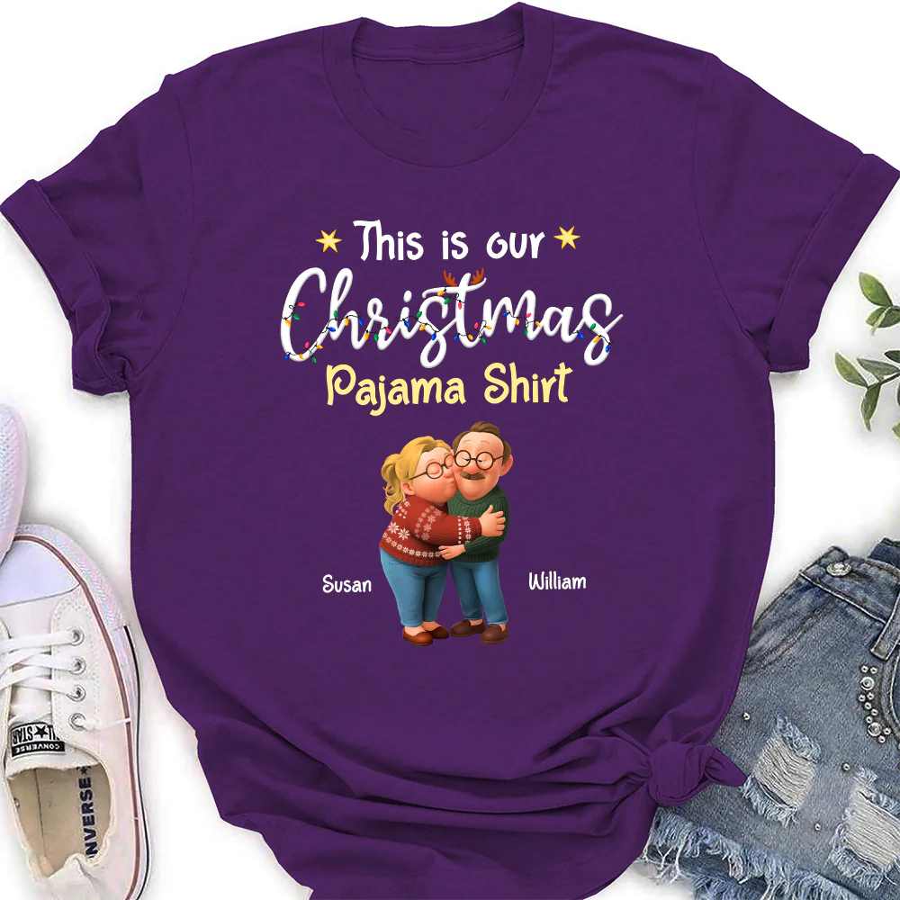 Pawjama Shirt Ver Couple Cartoon - Personalized Custom Shirt - Image 5