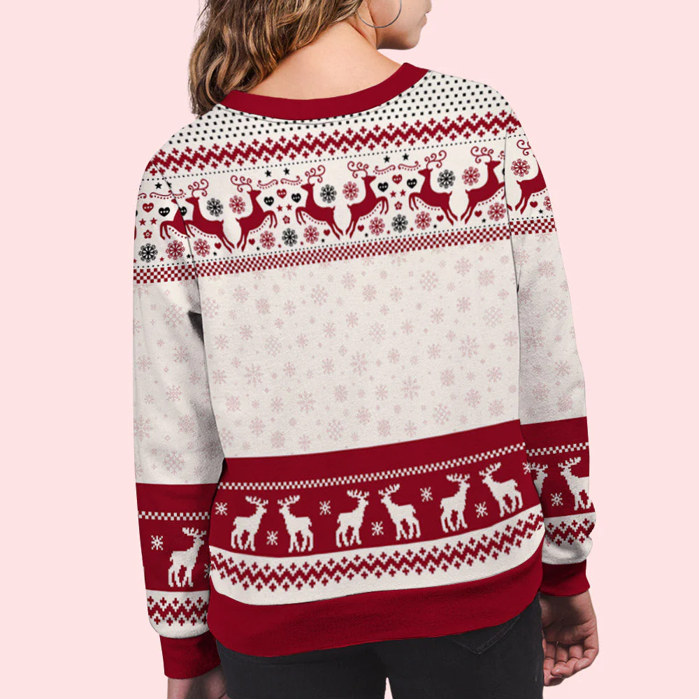 Pawlidays With Dogs - Personalized Custom All-Over-Print Sweatshirt - Image 7