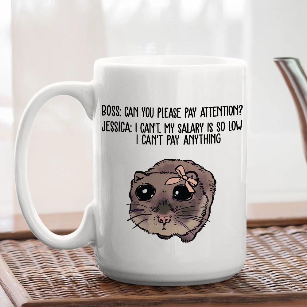 Pay Attention - Personalized Custom Coffee Mug - Image 5