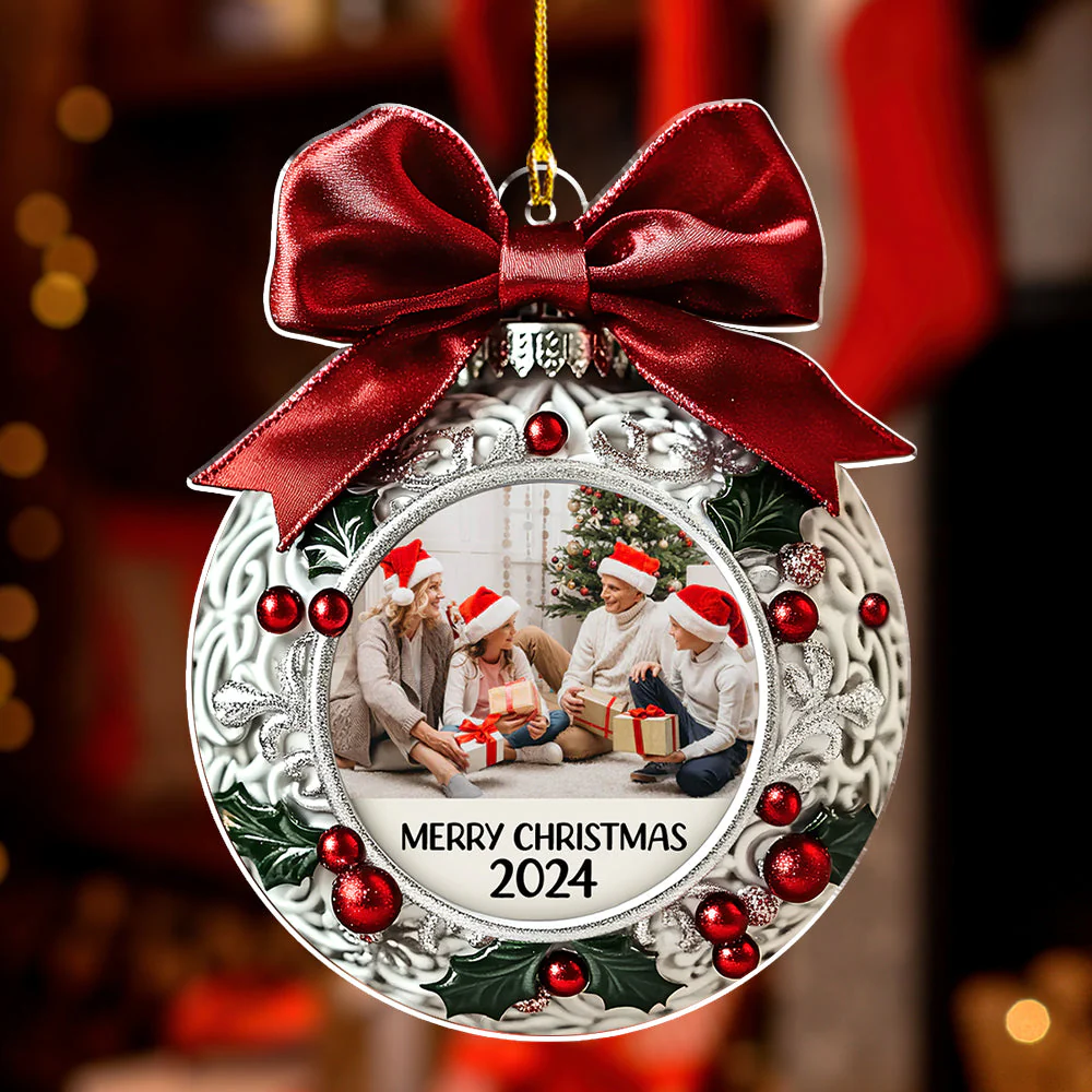 Pearl Fruit Ornament - Personalized Custom Acrylic Ornament - Image 3