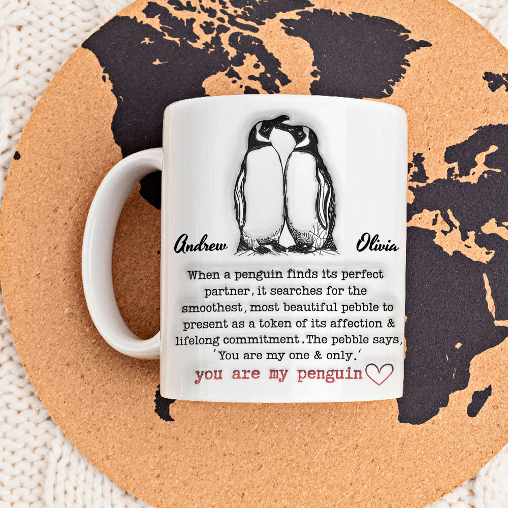 Pebble Of My Heart - Personalized Custom 3D Inflated Effect Mug - Image 4