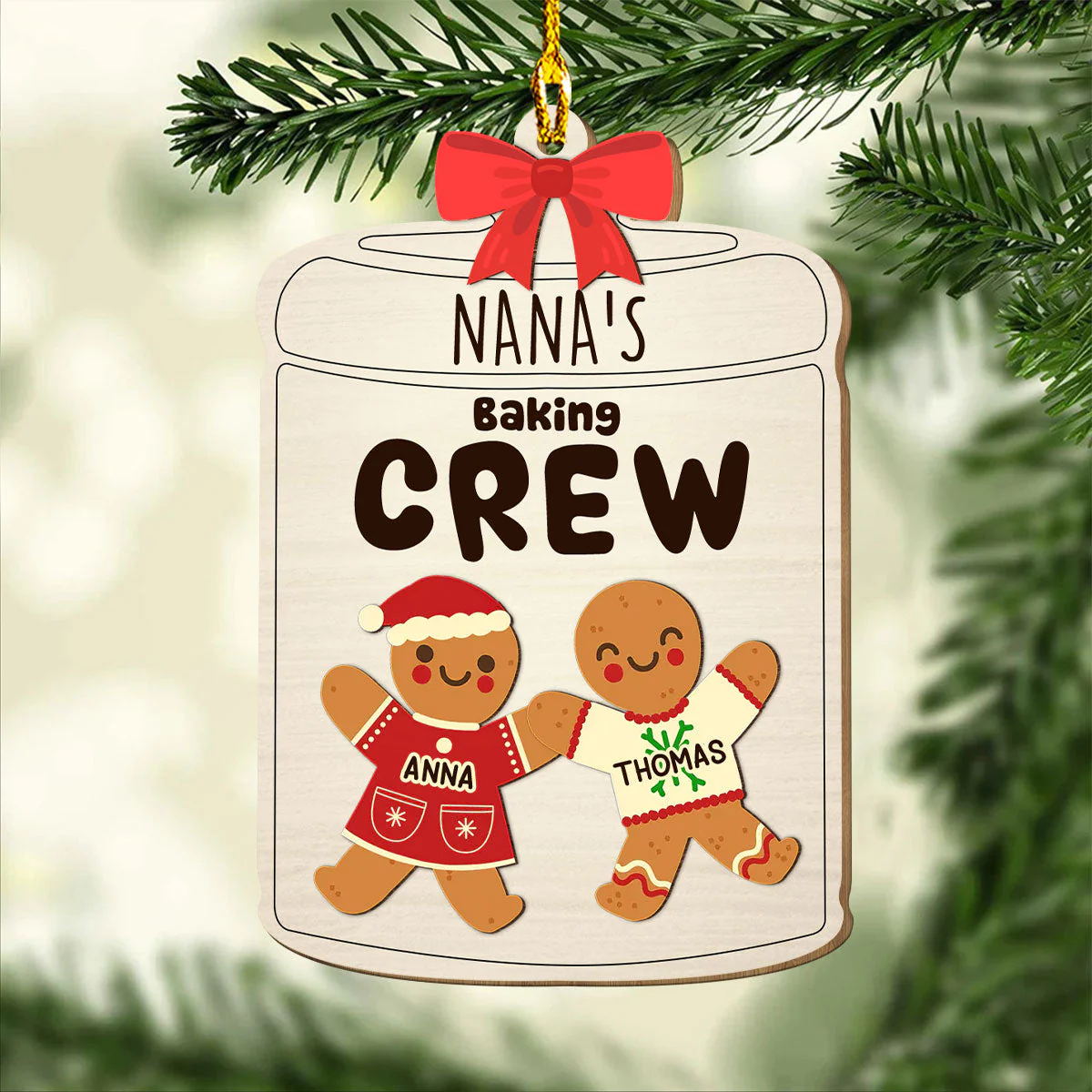 Perfect Batch - Personalized Custom 1-layered Wood Ornament - Image 3