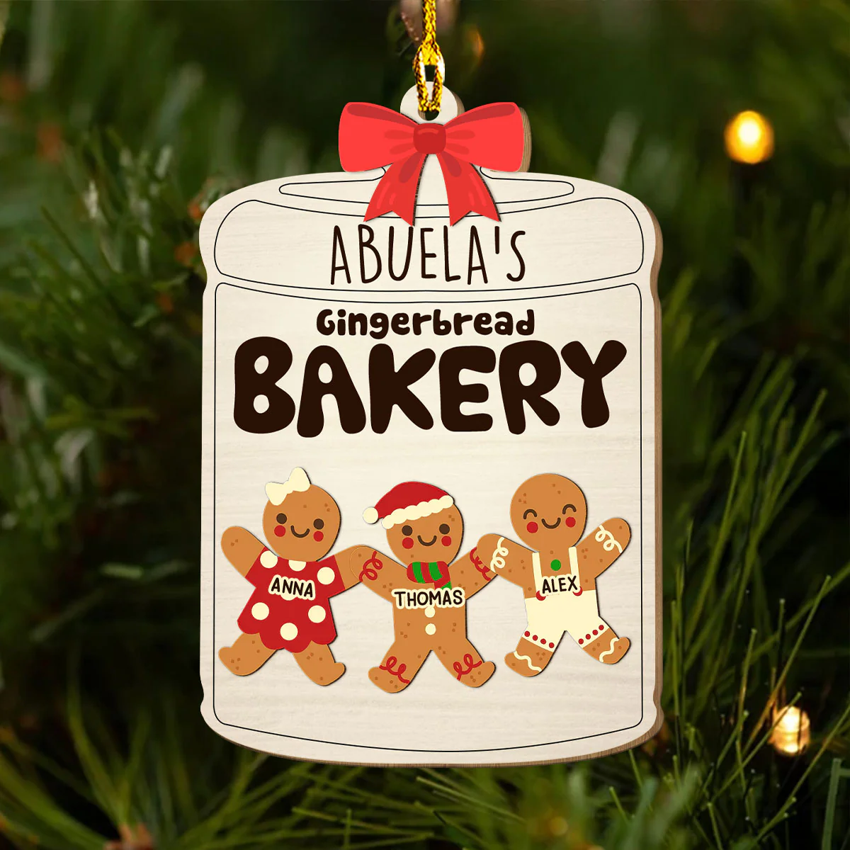 Perfect Batch - Personalized Custom 1-layered Wood Ornament - Image 4