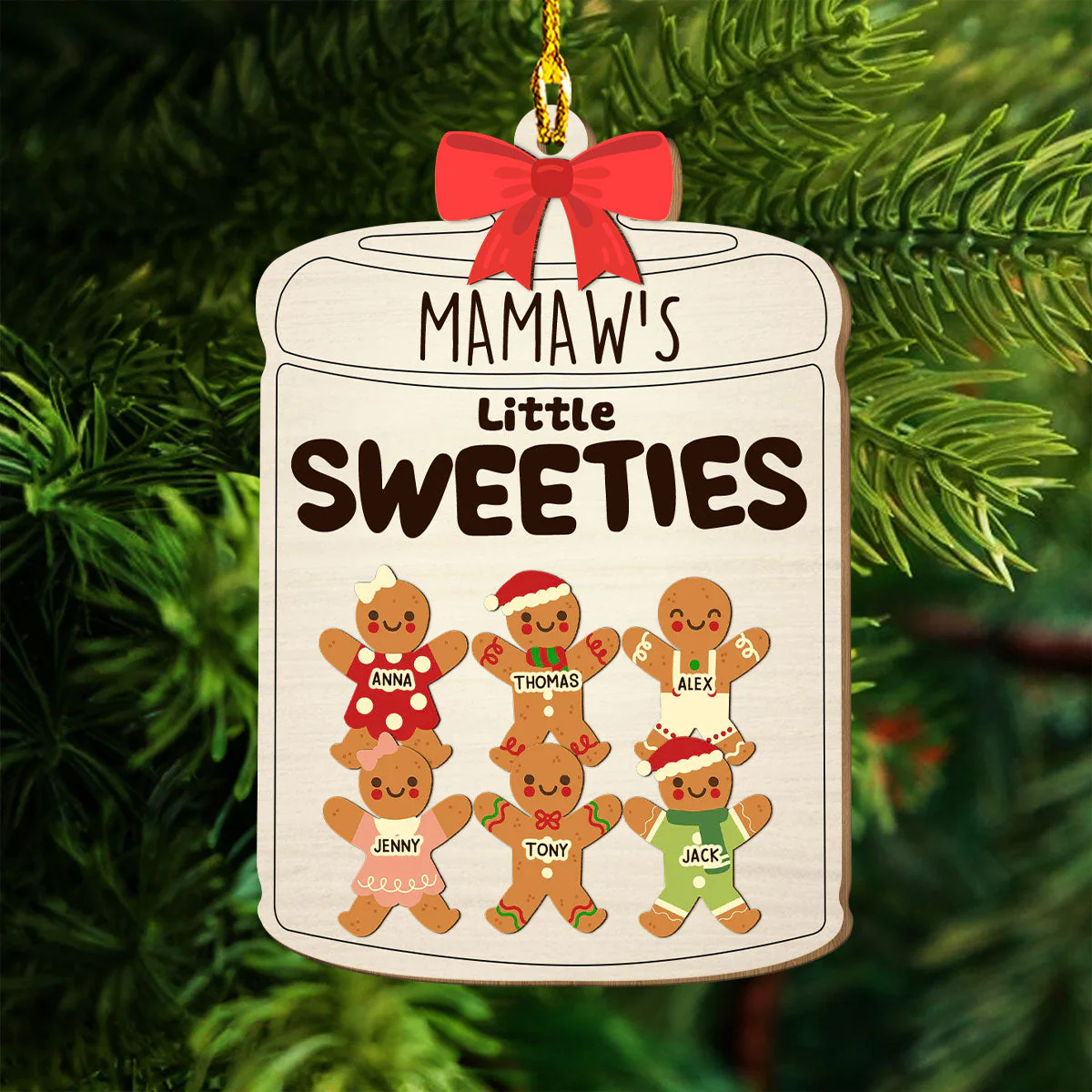 Perfect Batch - Personalized Custom 1-layered Wood Ornament - Image 5