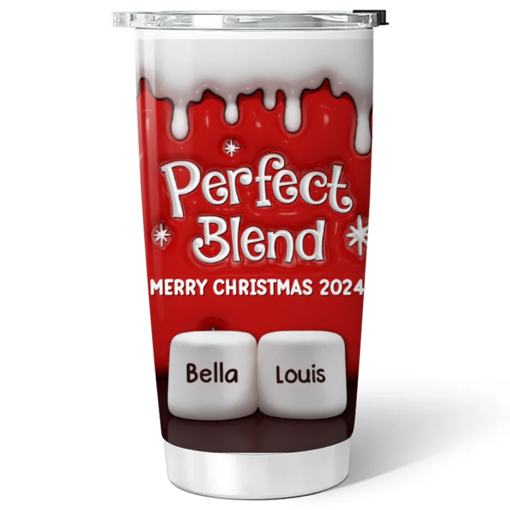 Perfect Blend - Personalized Custom 3D Inflated Effect Tumbler - Image 5