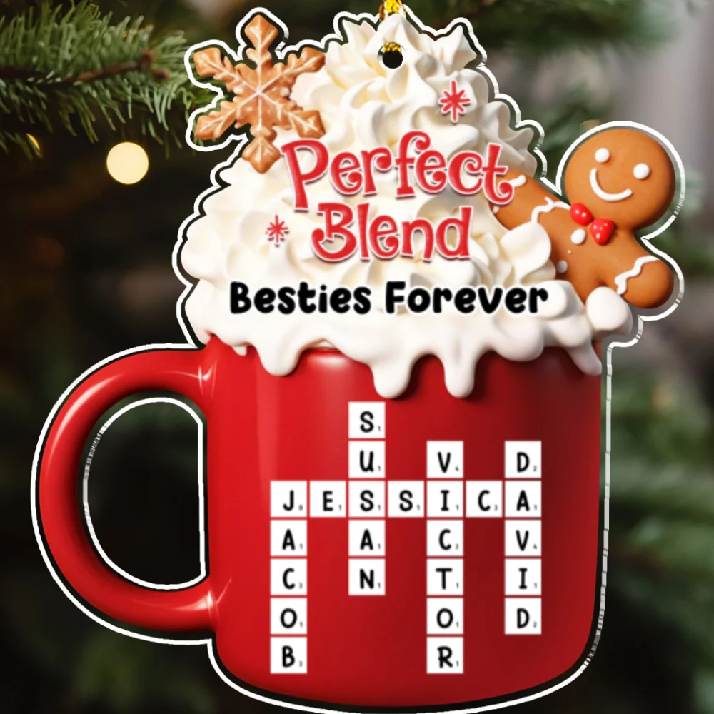 Perfect Hot Cocoa - Personalized Custom Acrylic Ornament - Image 6