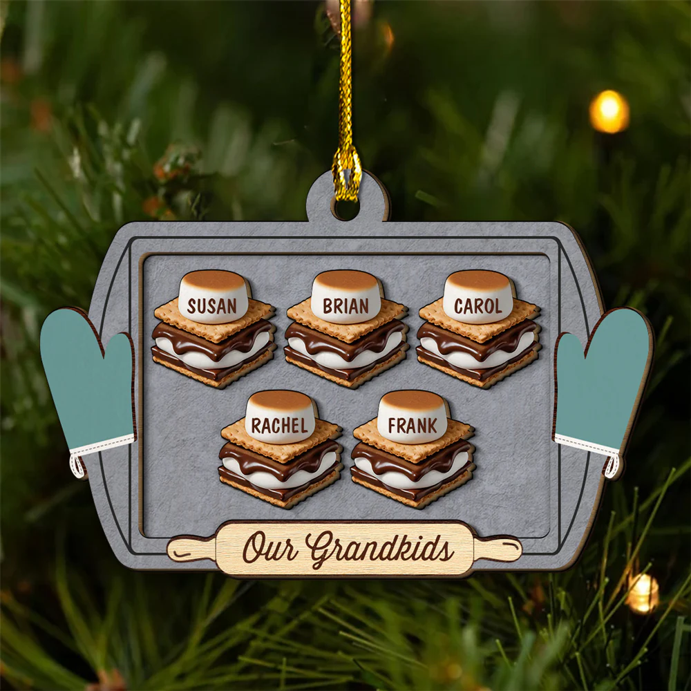 Perfect Recipe For Christmas - Personalized Custom Freeshape 2-Layered Wood Ornament - Image 3