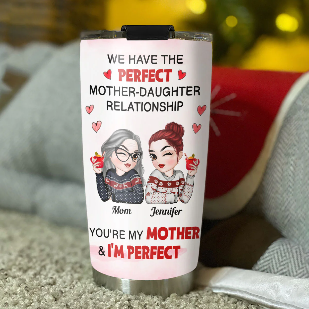 Perfect Relationship - Personalized Custom Tumbler - Image 4