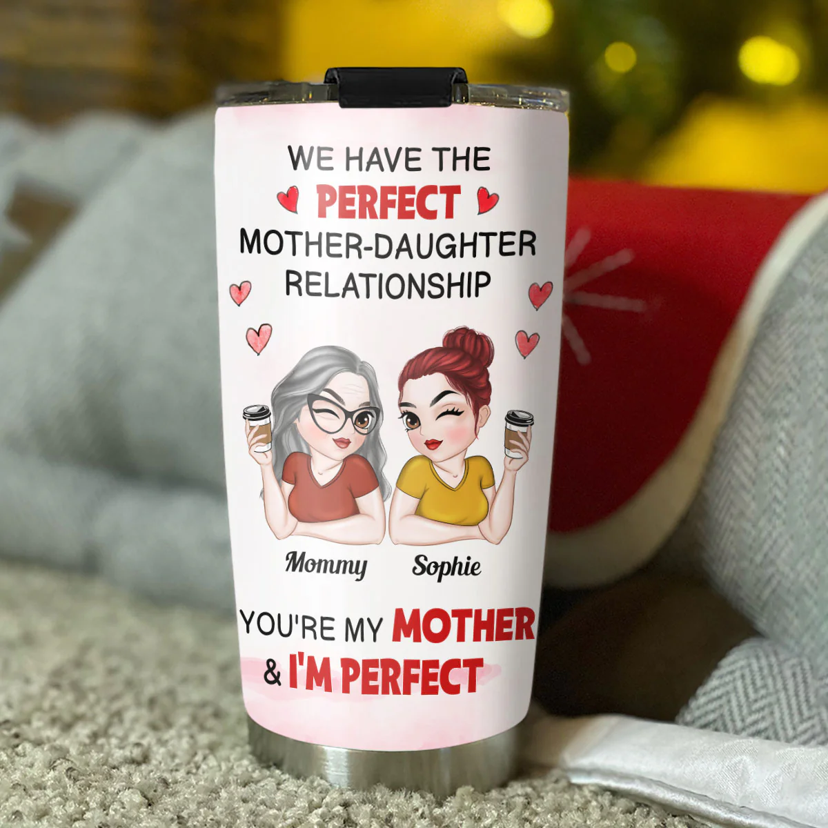 Perfect Relationship - Personalized Custom Tumbler - Image 5