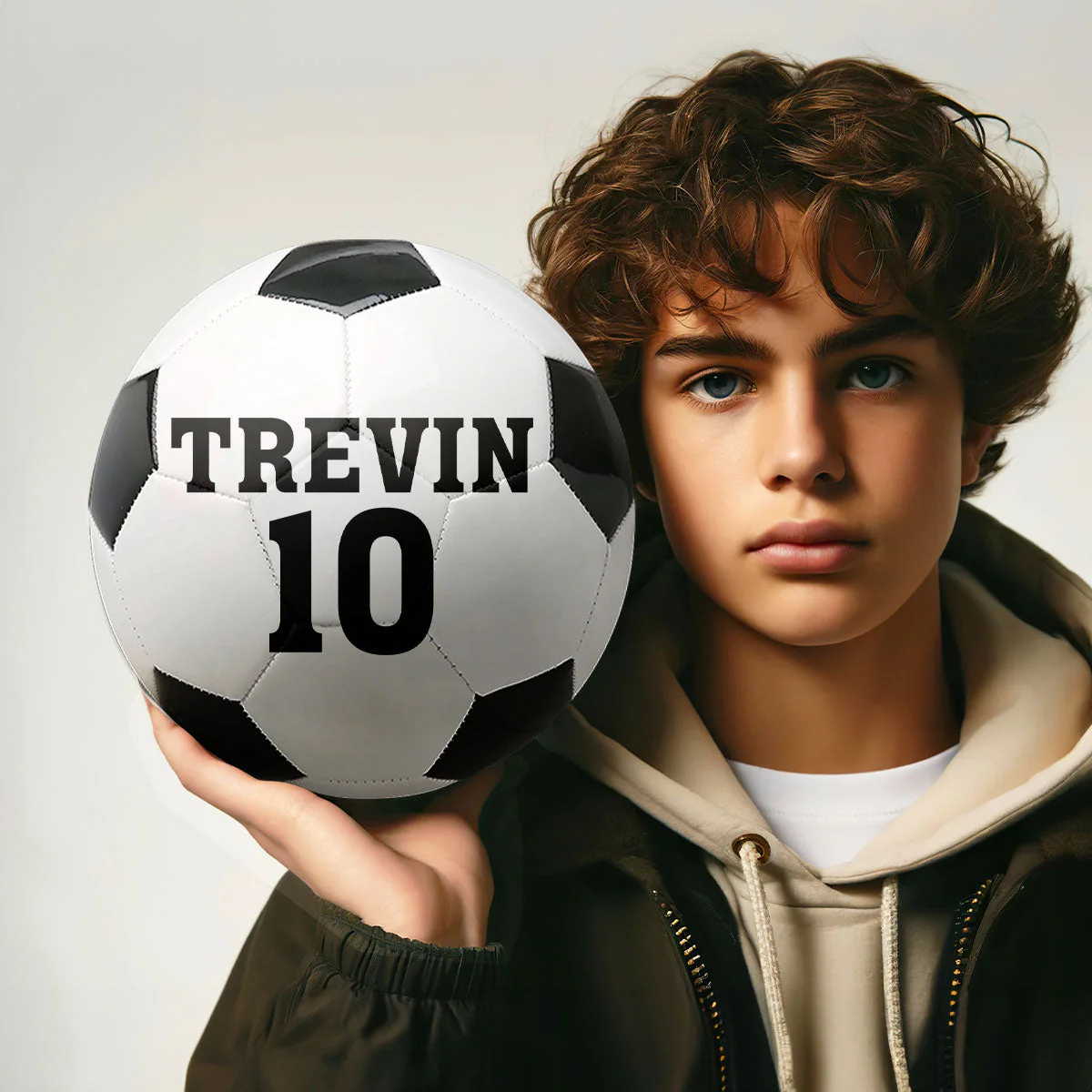 Personalised Football With Name And Number - Image 2