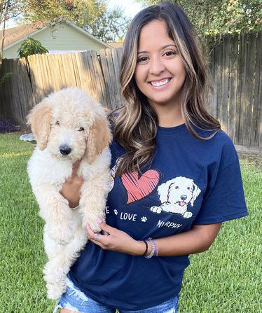 Peace Love Dog - Personalized Custom Unisex T-shirt - Image 5