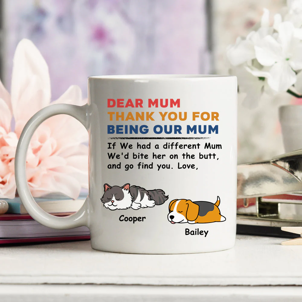 Pet Bite Butt - Personalized Custom Coffee Mug - Image 5