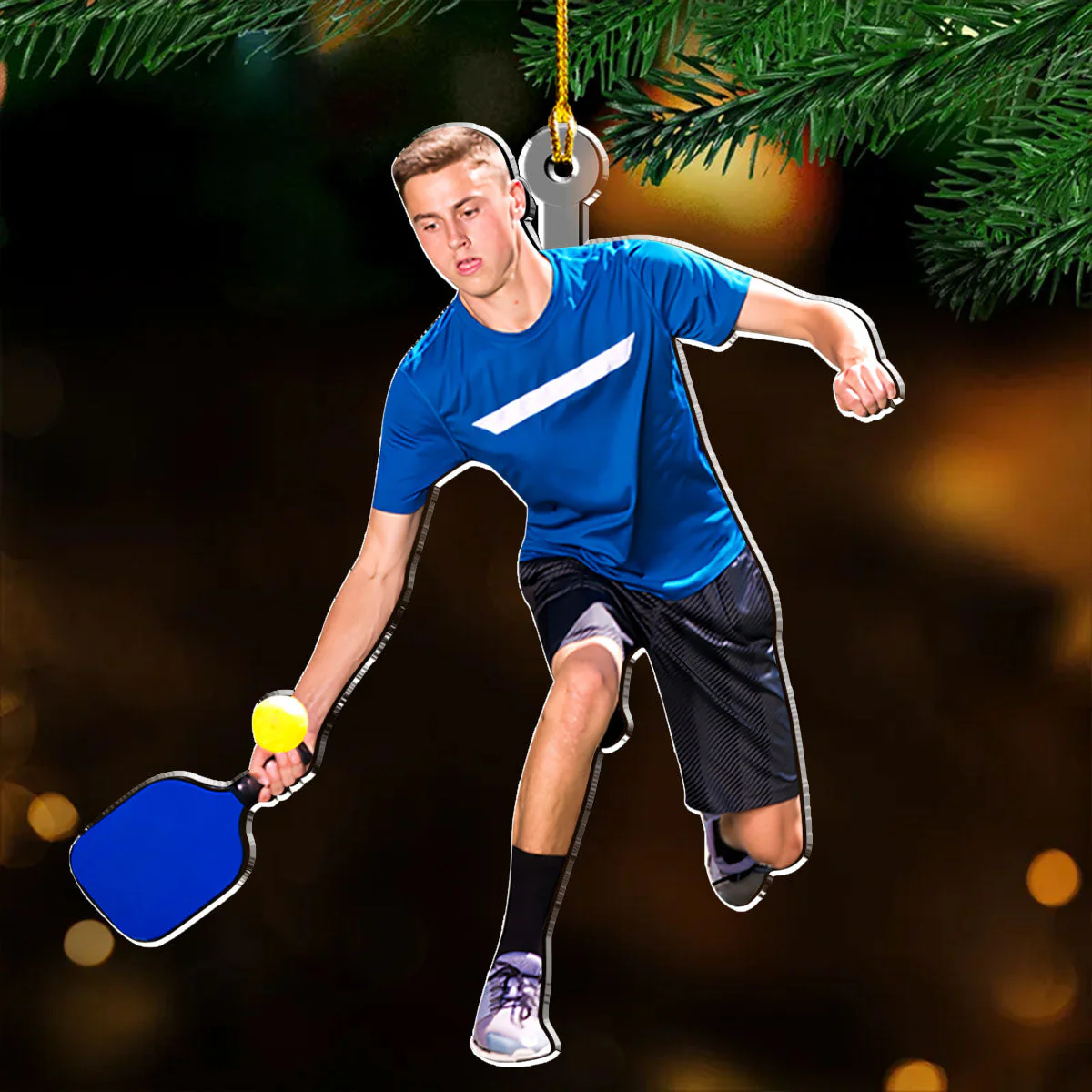 Pickleball Custom Photo - Personalized Custom Acrylic Ornament - Image 5