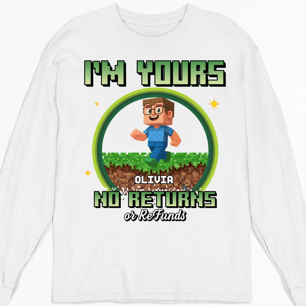 Pixelated Love For Dad - Personalized Custom Shirt - Image 11