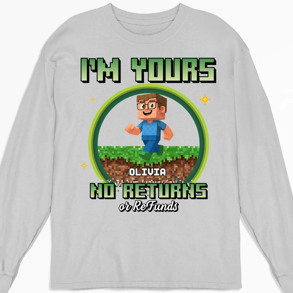 Pixelated Love For Dad - Personalized Custom Shirt - Image 12