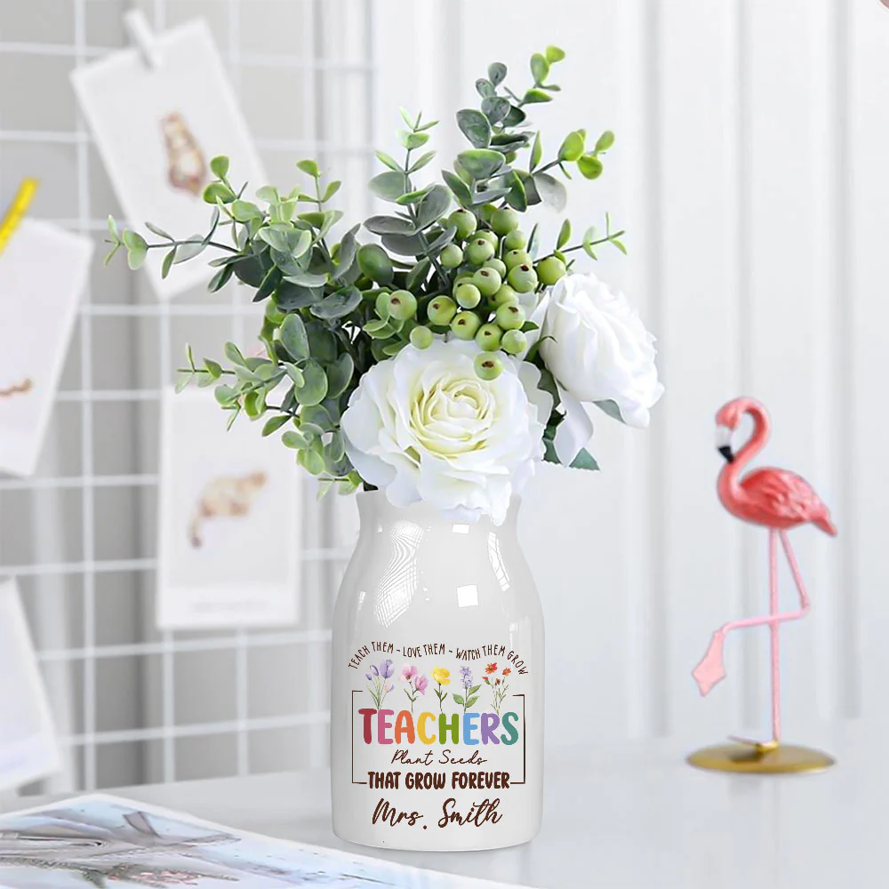 Plant Seeds That Grow Forever - Personalized Custom Flower Vase - Image 2