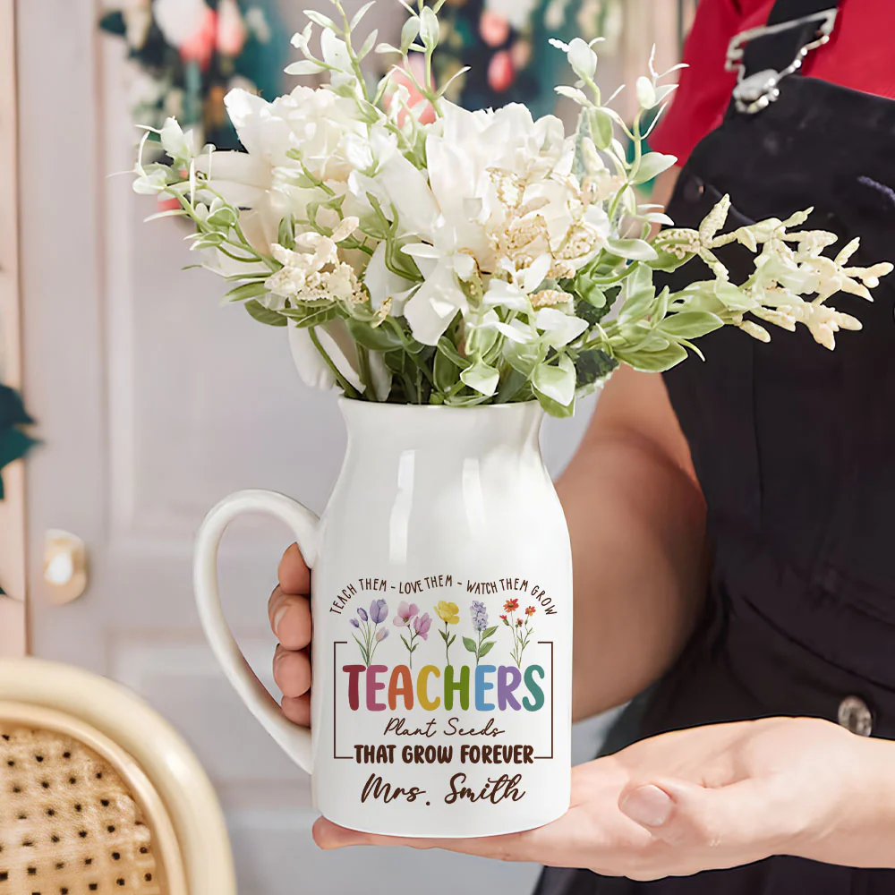 Plant Seeds That Grow Forever - Personalized Custom Flower Vase - Image 3