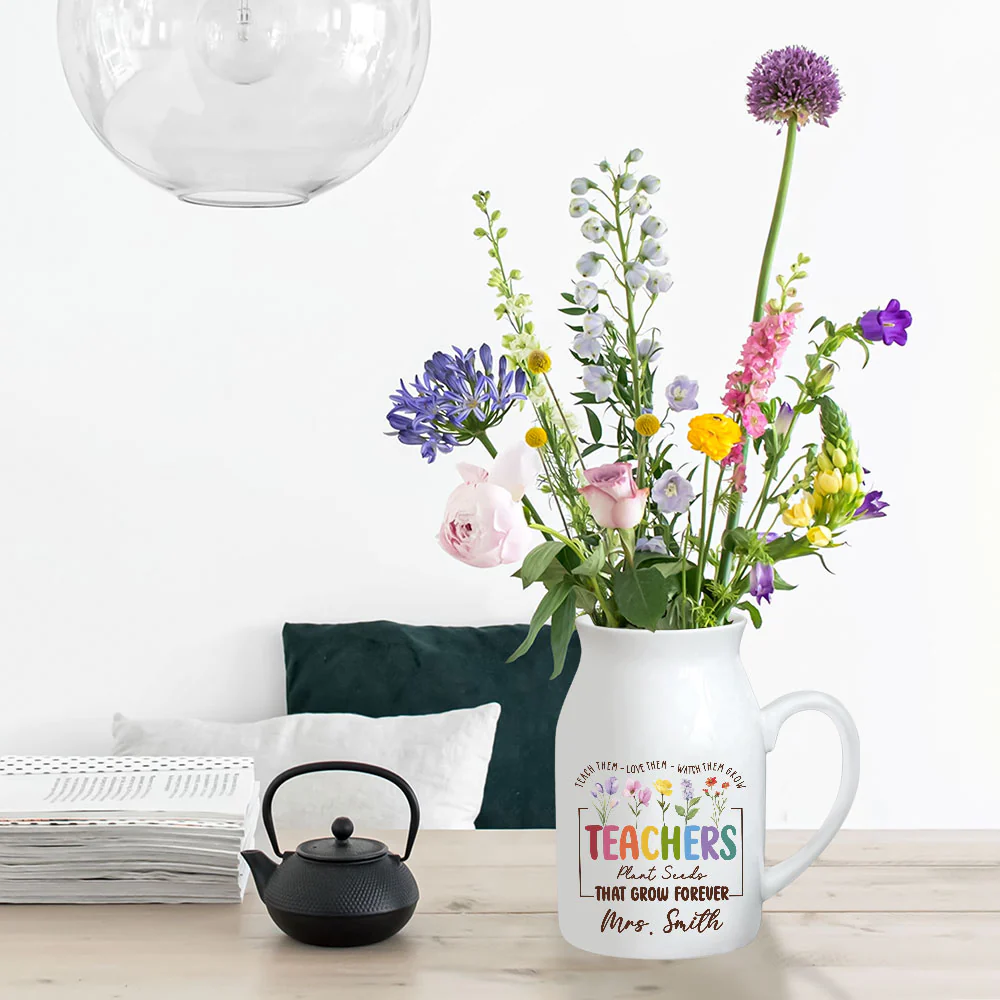 Plant Seeds That Grow Forever - Personalized Custom Flower Vase - Image 4