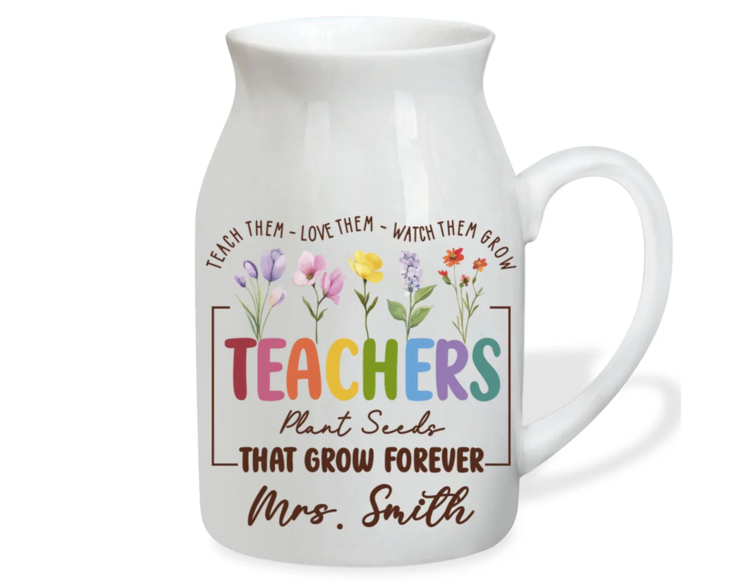 Plant Seeds That Grow Forever - Personalized Custom Flower Vase - Image 6