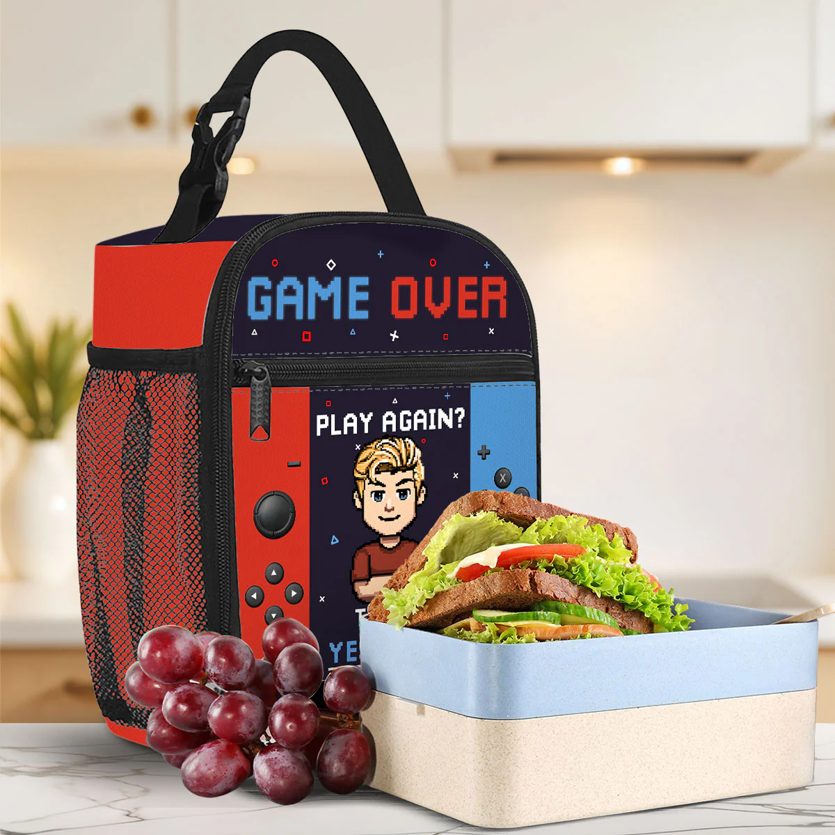 Play Again - Personalized Custom Insulated Lunch Bag - Image 4