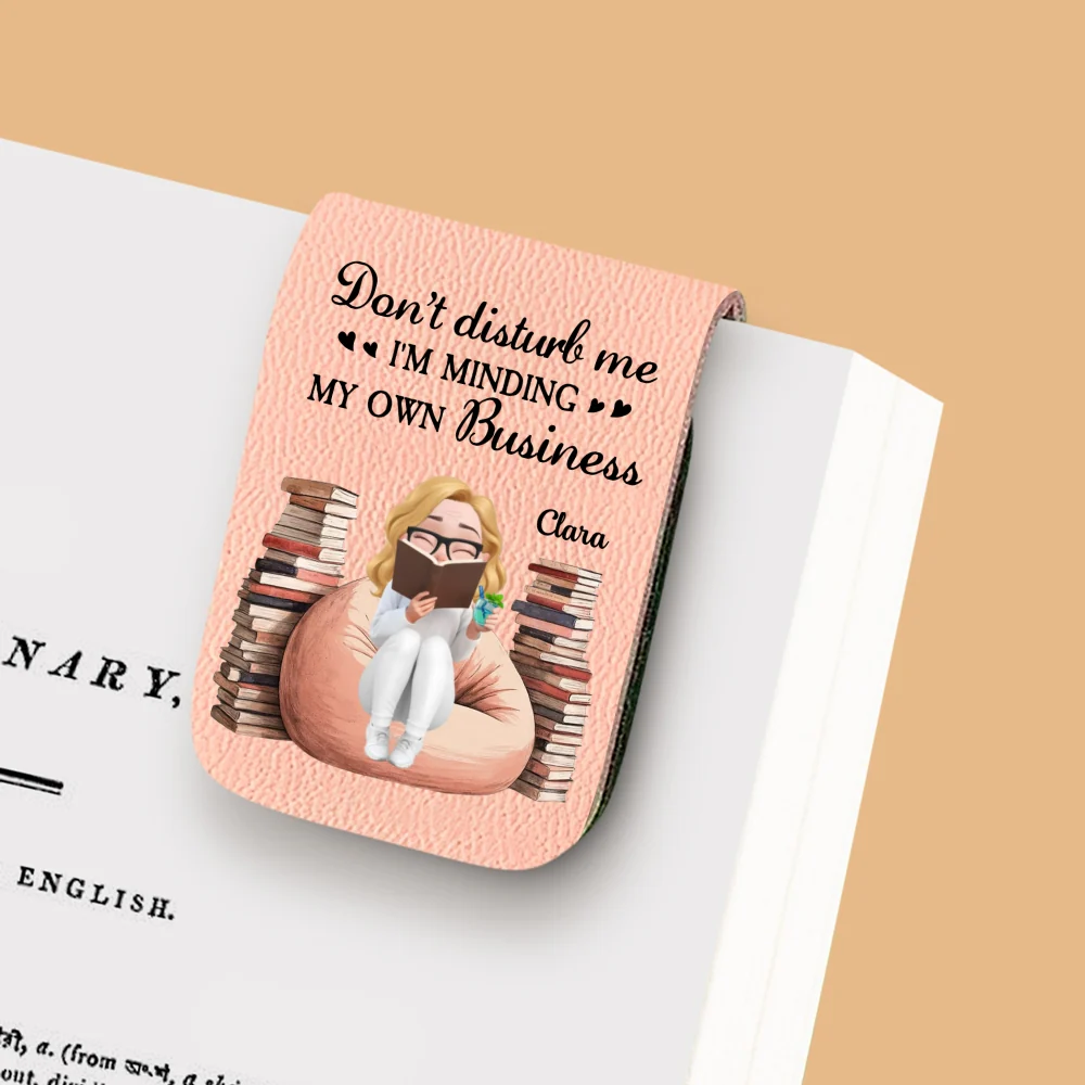Please Do Not Disturb - Personalized Custom Leather Bookmark - Image 10